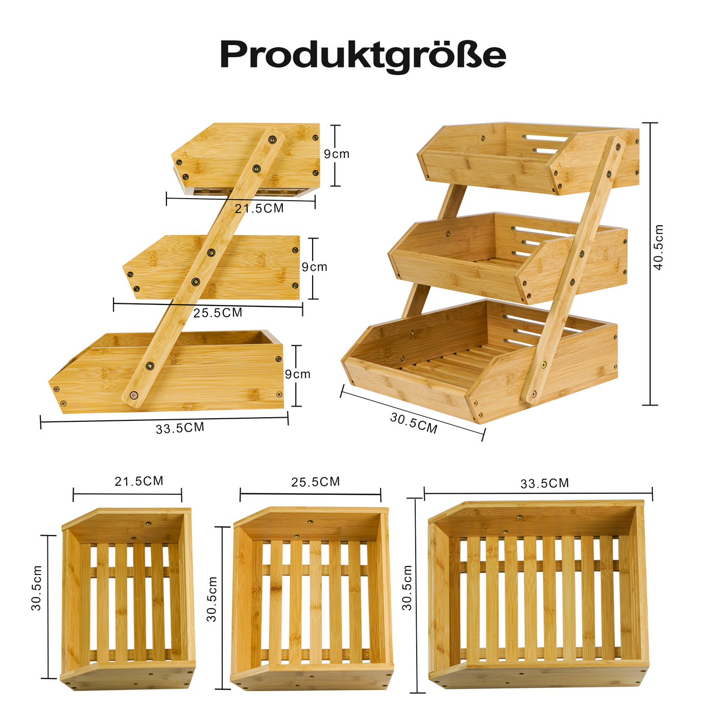 AdelDream Bambusfruchtkorb