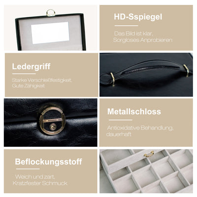AdelDream Fünflagige Schmuckschatulle