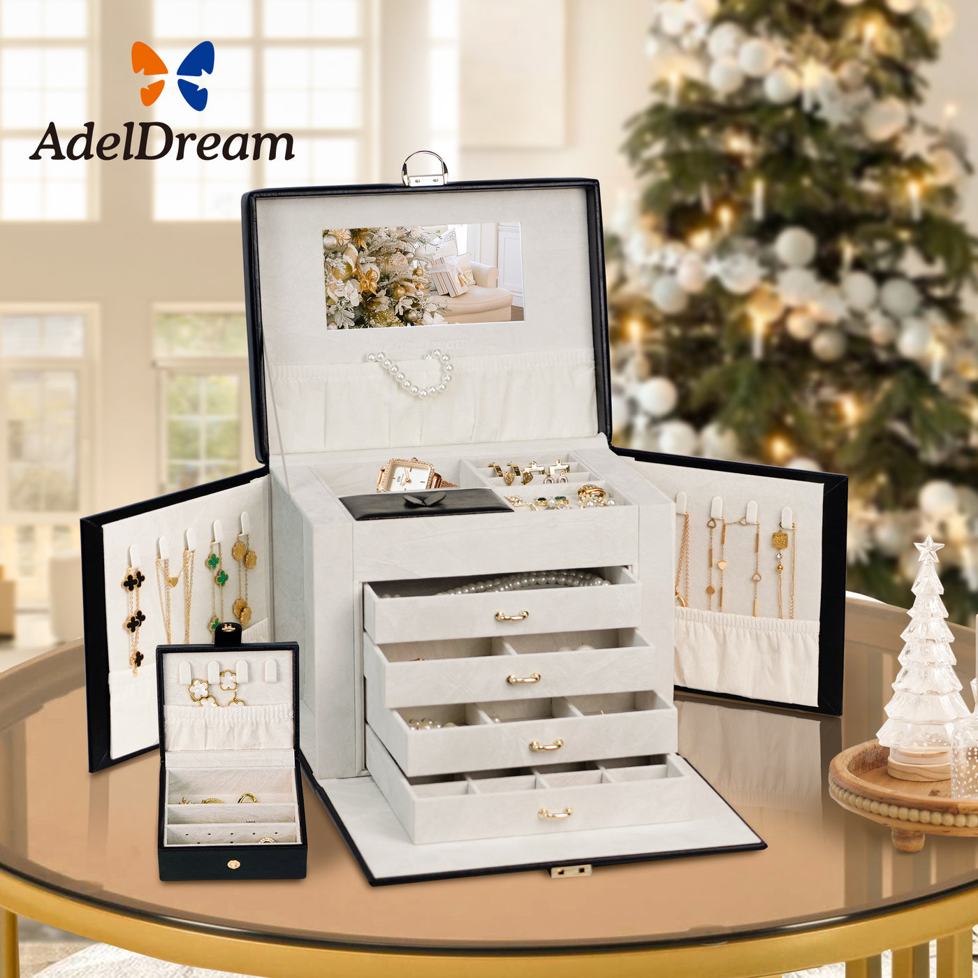 AdelDream Fünflagige Schmuckschatulle