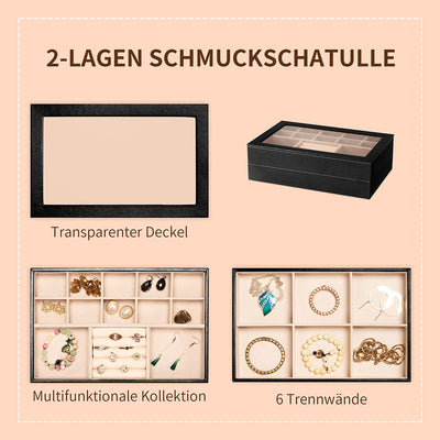 AdelDream Stapelbares Schmucktablett