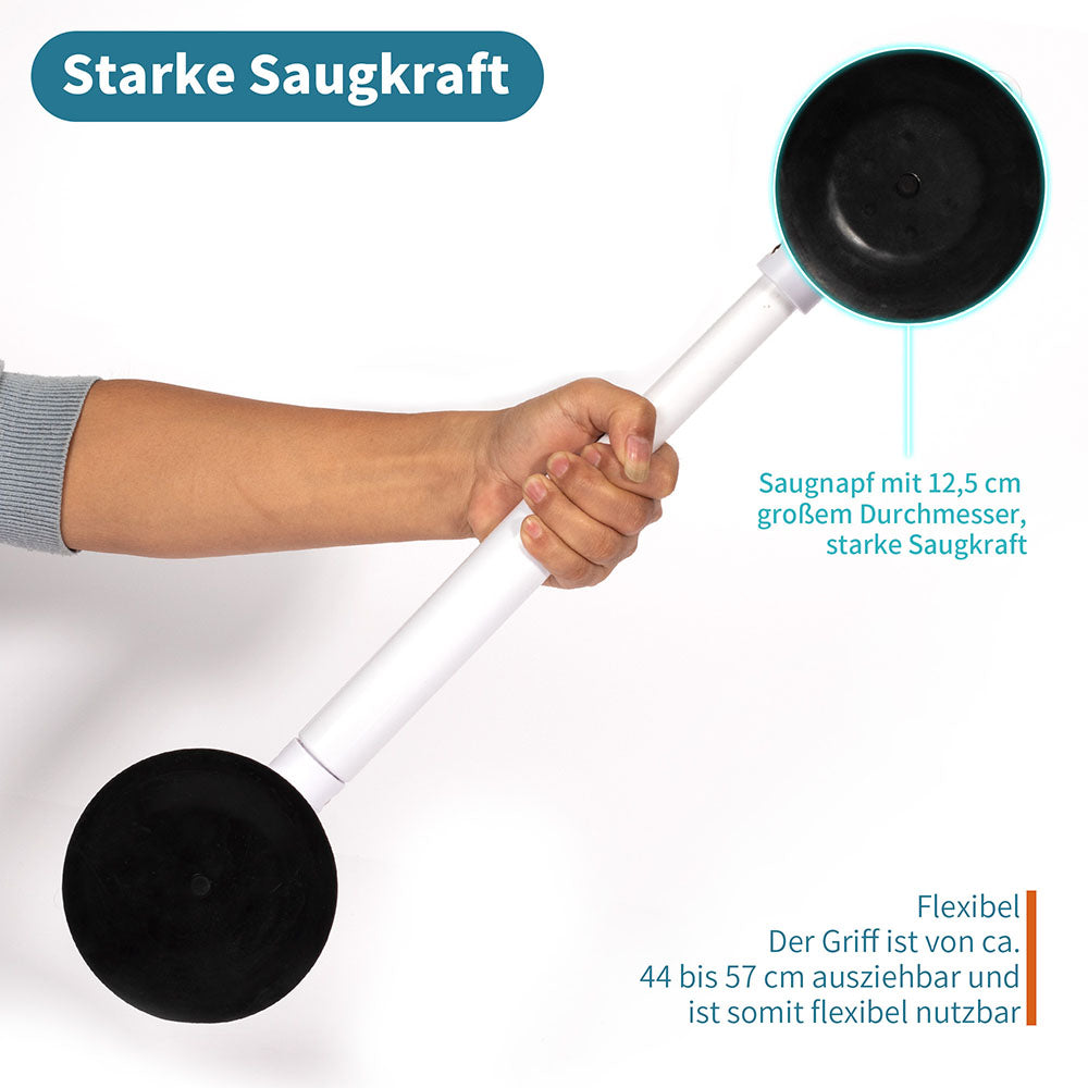 AdelDream Handgriff Badezimmer Anti-Rutsch Dusche Senioren (montiert ohne Bohren)