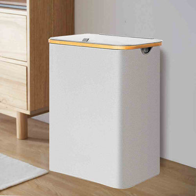 AdelDream 160L Wäschekorb mit 3 Fächern und Deckel