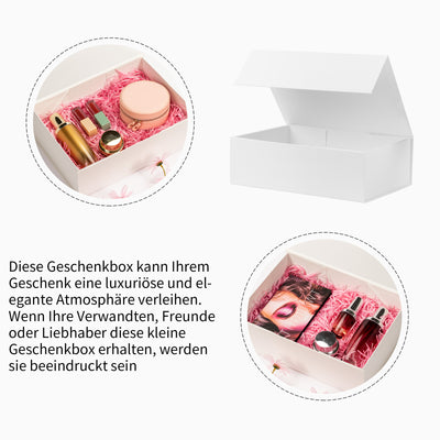 AdelDream Geschenkbox, magnetische Geschenkbox, 30.5*21.5*10cm