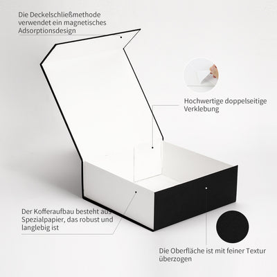 AdelDream Geschenkbox, magnetische Geschenkbox, Produktgröße: 24 * 24 * 9CM