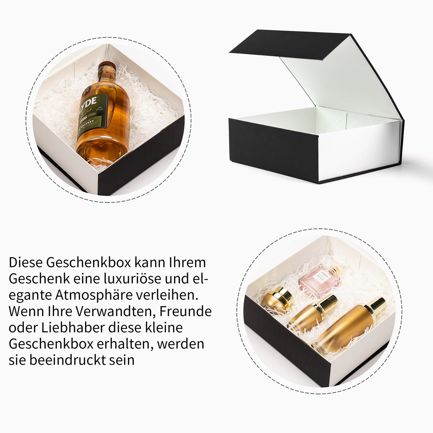 AdelDream Geschenkbox, magnetische Geschenkbox, Produktgröße: 24 * 24 * 9CM